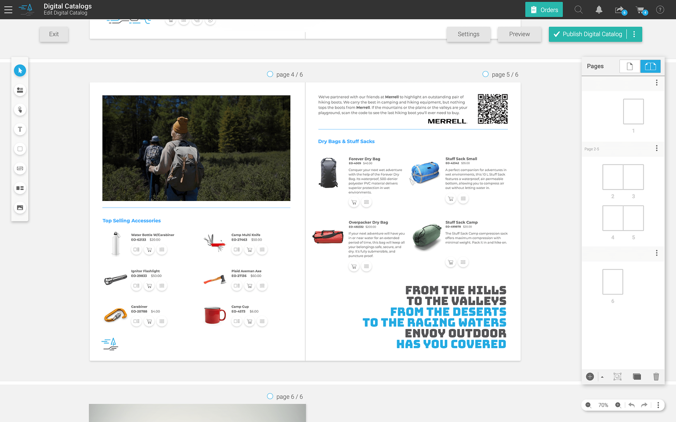 screenshot of Envoy B2B